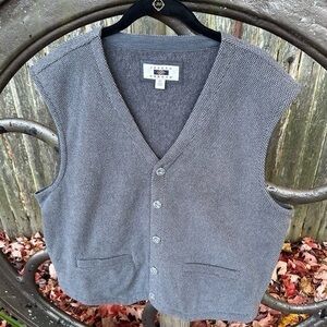 Joseph Abboud Men’s Heather Gray Suit Separates Vest